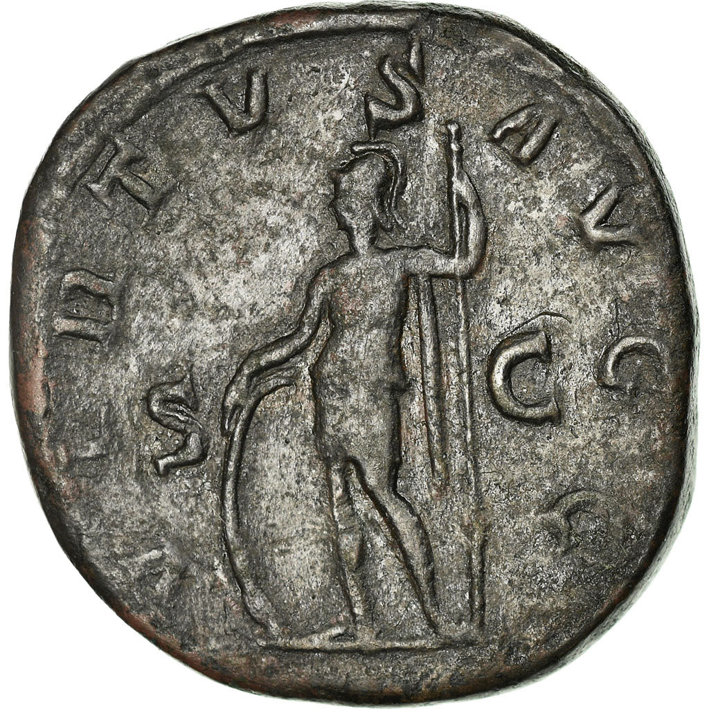 Coin, Gordian II, Sestertius, Rome, Very rare, EF(40-45), Bronze, RIC:8