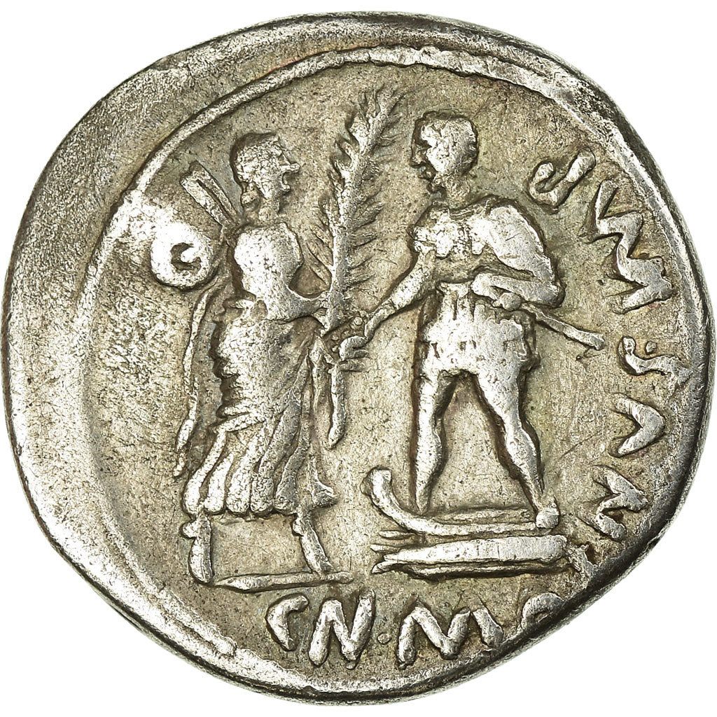 Coin, Pompeia, Denarius, Rome, AU(50-53), Silver, Crawford:469/1a