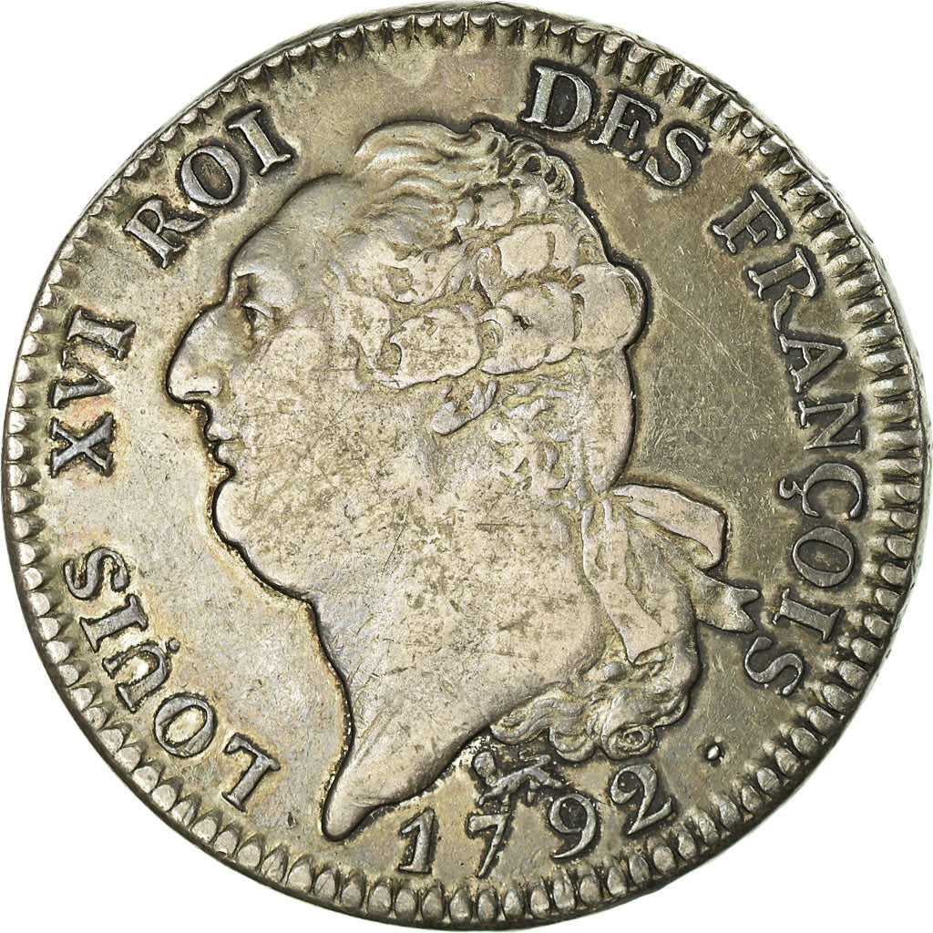 Münze, Frankreich, Écu de 6 livres françois, ECU, 6 Livres, 1792, Paris, SS