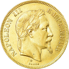 Moneda, Francia, Napoleon III, Napoléon III, 100 Francs, 1869, Strasbourg, MBC