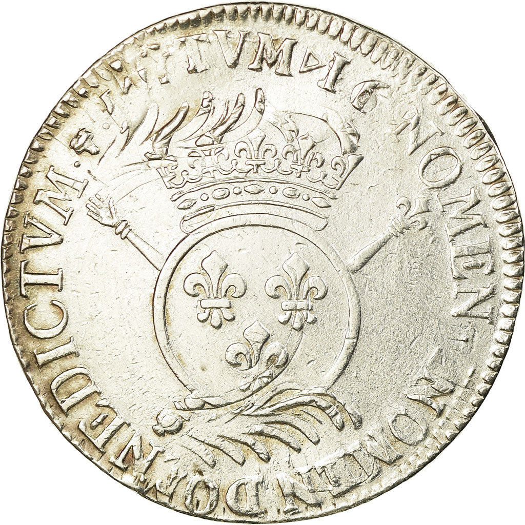 Coin, France, Louis XIV, Écu aux insignes, Ecu, Paris, EF(40-45), Silver