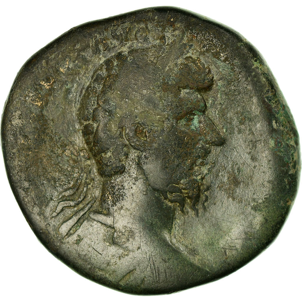 Coin, Lucius Verus, Sestertius, Roma, VF(30-35), Copper, RIC:1424