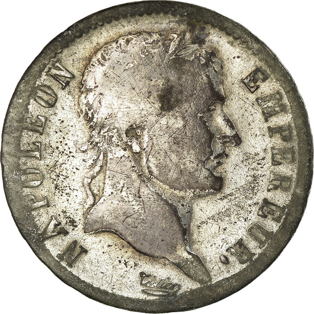 Moneta, Francja, Napoléon I, Franc, 1811, Paris, VF(20-25), Srebro, KM:692.1