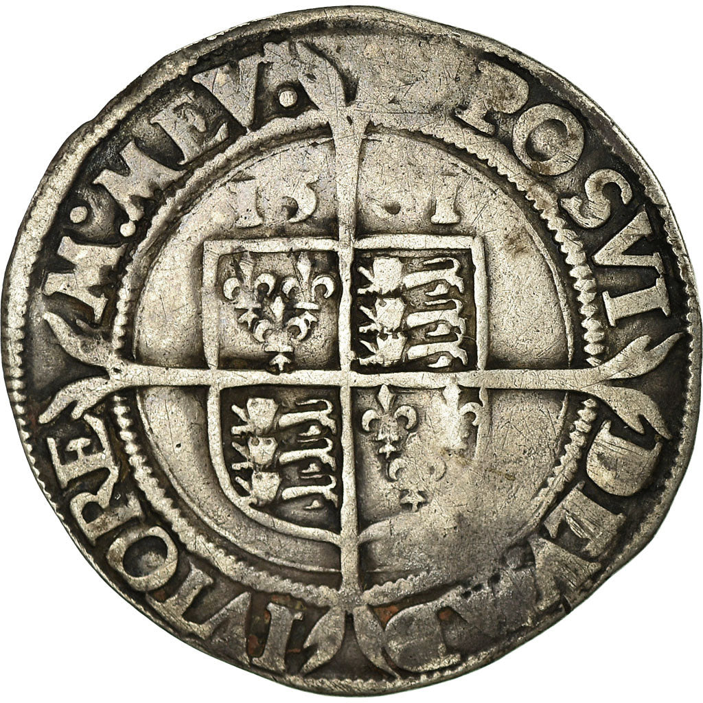 Moneta, Gran Bretagna, Elizabeth I, 6 Pence, 1561, MB, Argento