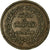 Münze, Thailand, Rama V, 2 Att, 1/32 Baht = 1 Sio, 1876, SS, Kupfer, KM:19