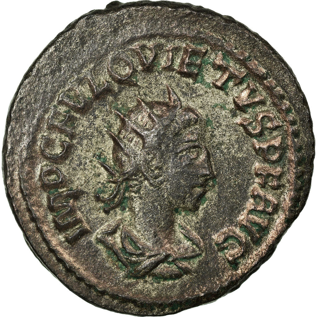 Coin, Quietus, usurper, Antoninianus, Antioch, AU(50-53), Billon, Cohen:1