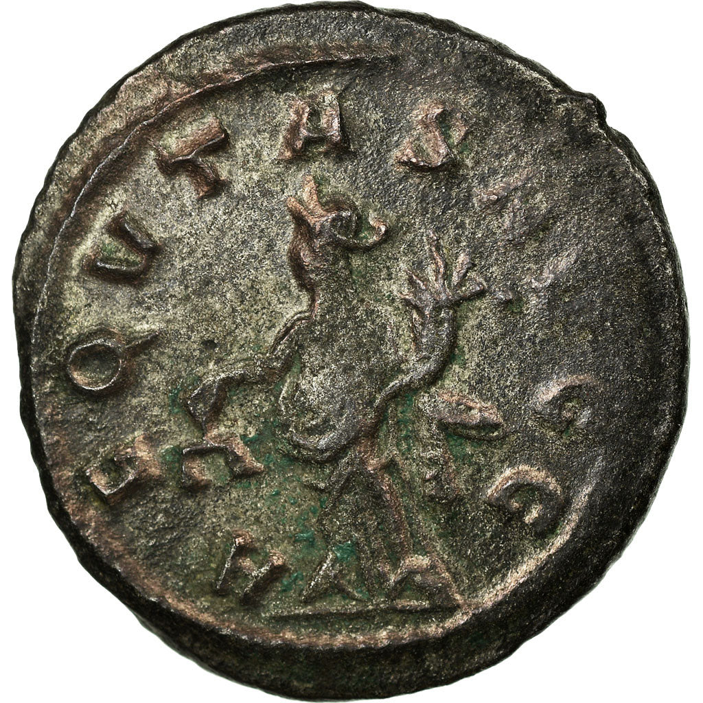 Coin, Quietus, usurper, Antoninianus, Antioch, AU(50-53), Billon, Cohen:1