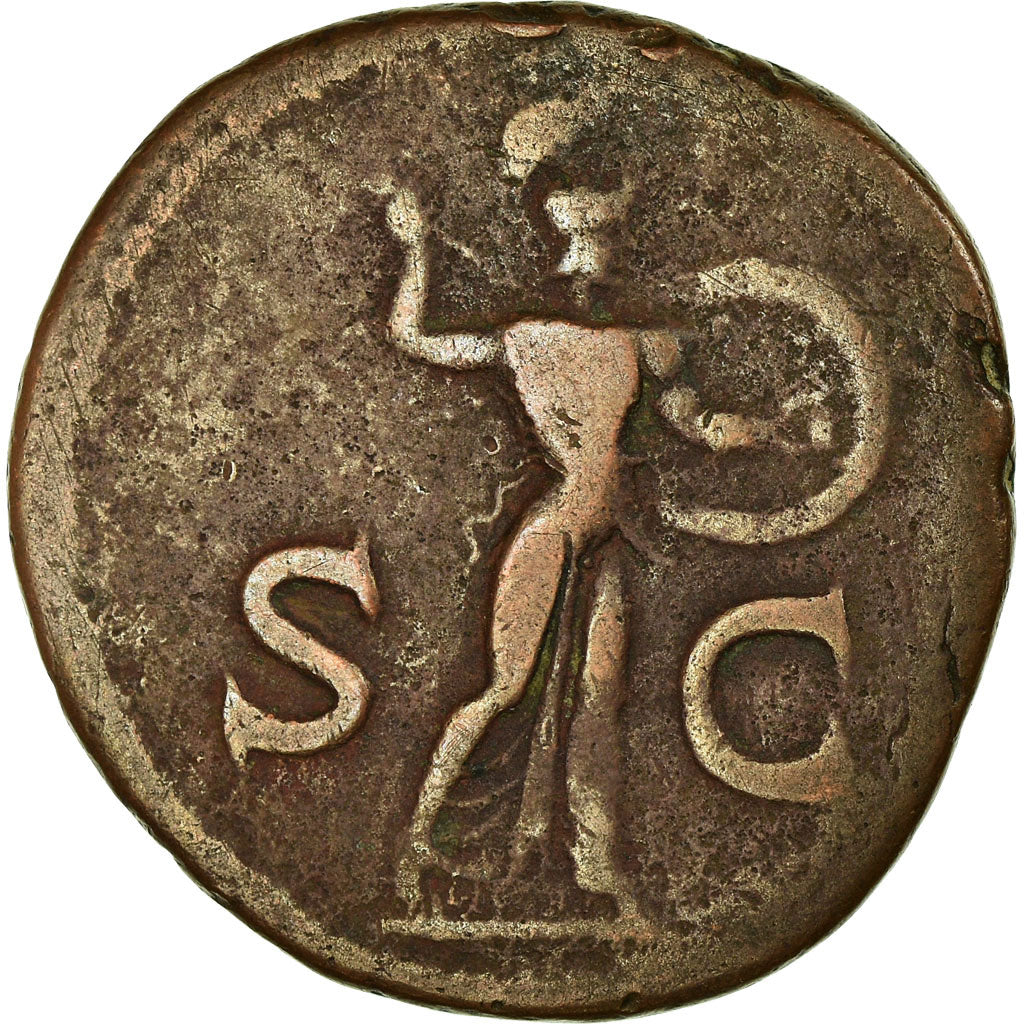 Münze, Claudius, As, 41-50, Rome, SS, Bronze, RIC:100