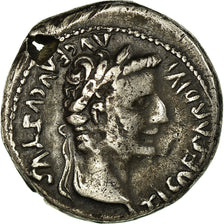 Coin, Tiberius, Denarius, Lyon - Lugdunum, Fourrée, VF(30-35), Silver, Cohen:16
