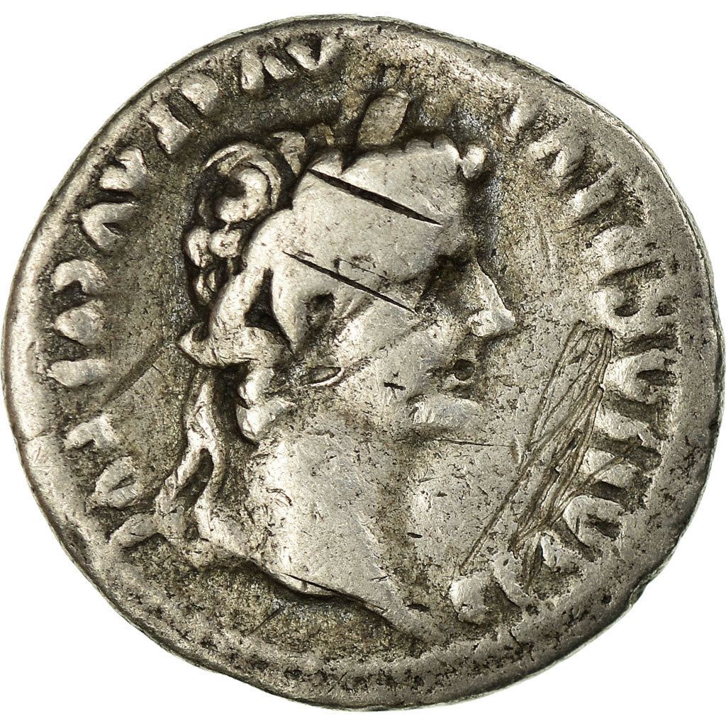 Münze, Tiberius, Denarius, Lyon - Lugdunum, S+, Silber, Cohen:16