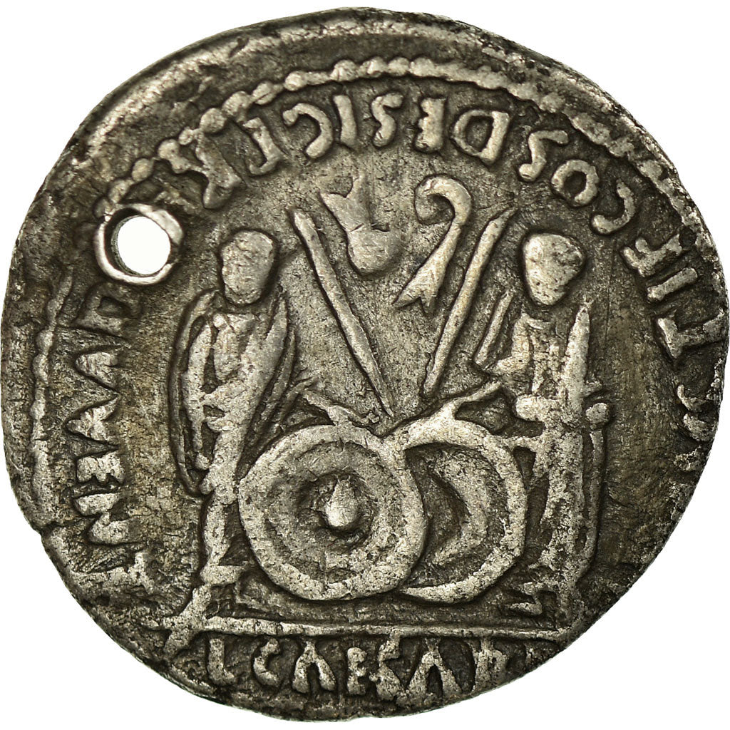 Moneta, Augustus, Denarius, Lyon - Lugdunum, MB+, Argento, RIC:207