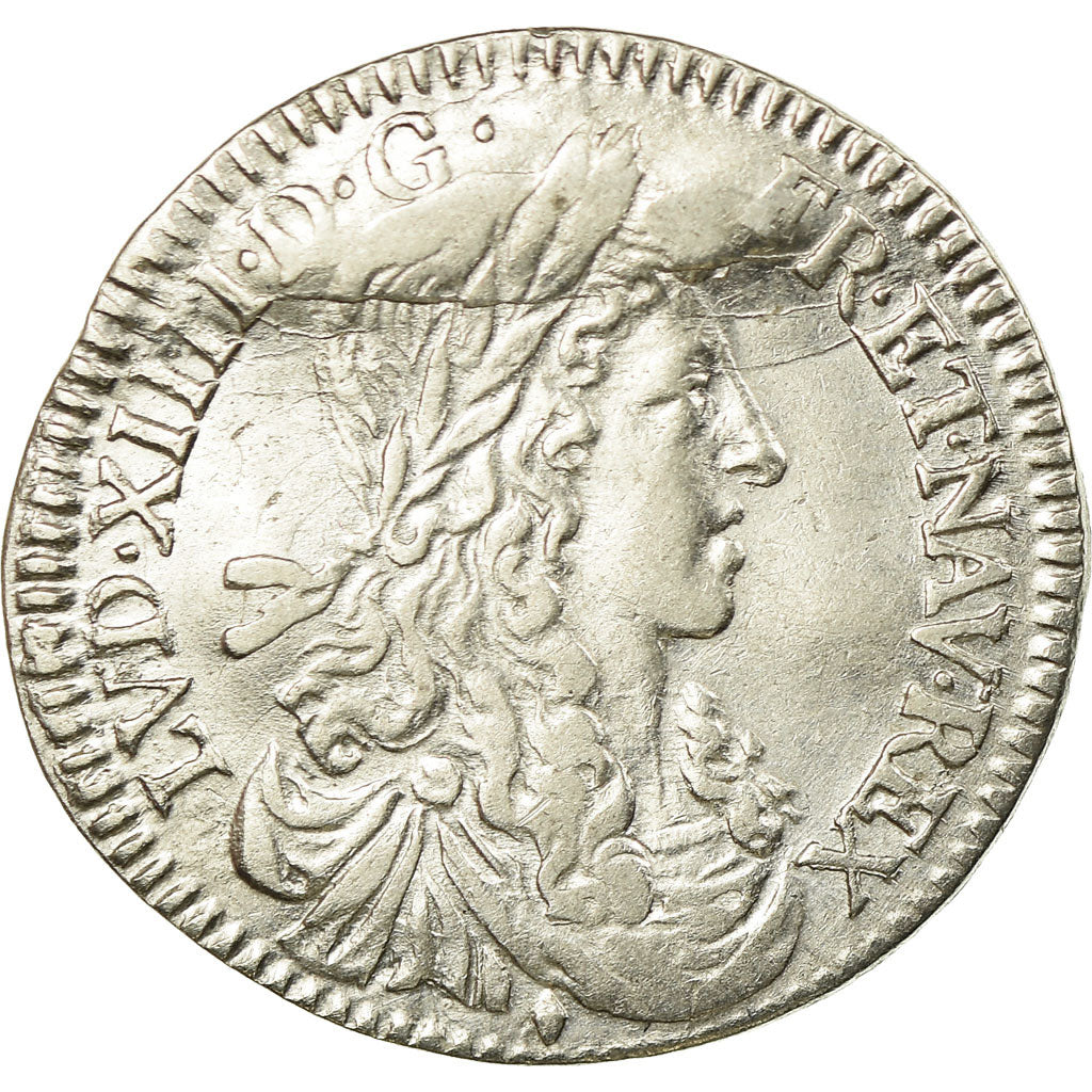 Moneta, Francja, Louis XIV, 1/12 Écu au buste juvénile, 1/12 ECU, 10 Sols