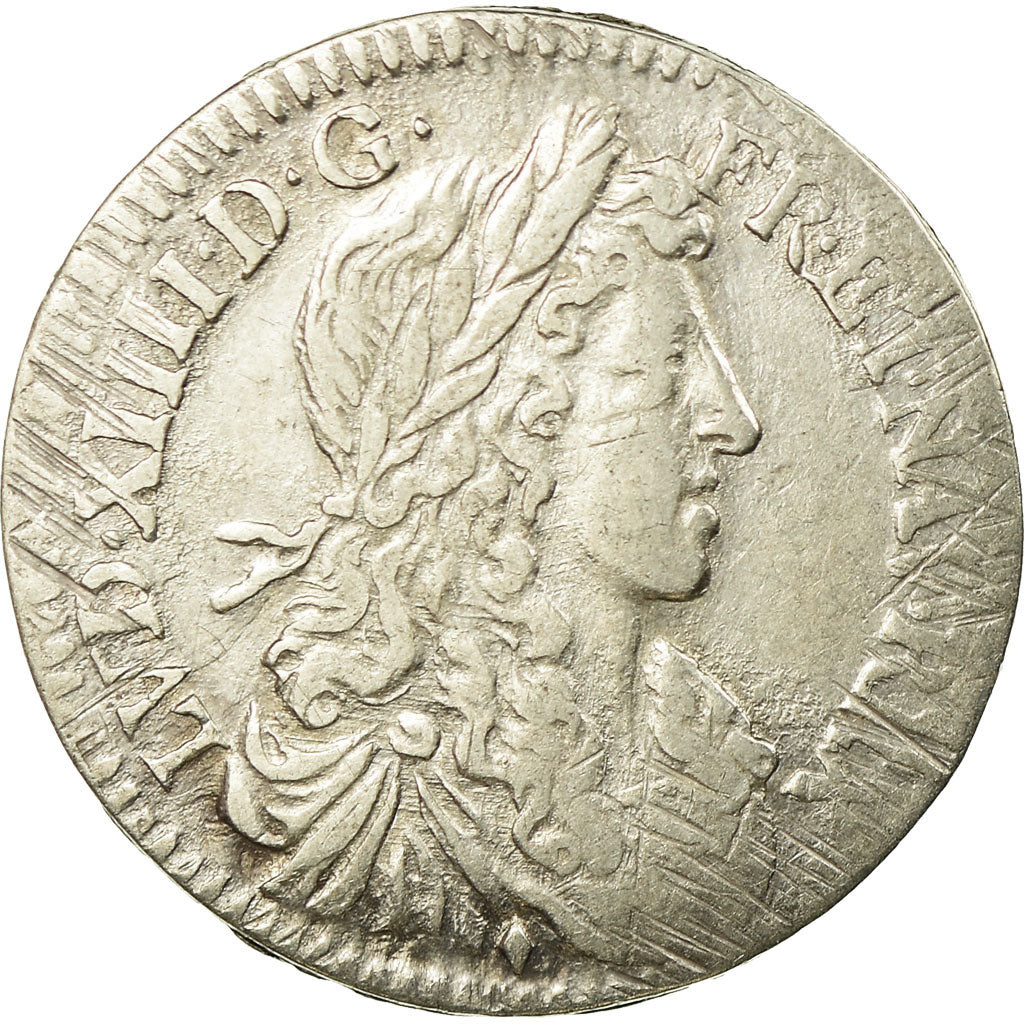 Moneda, Francia, Louis XIV, 1/12 Écu au buste juvénile, 1/12 ECU, 10 Sols