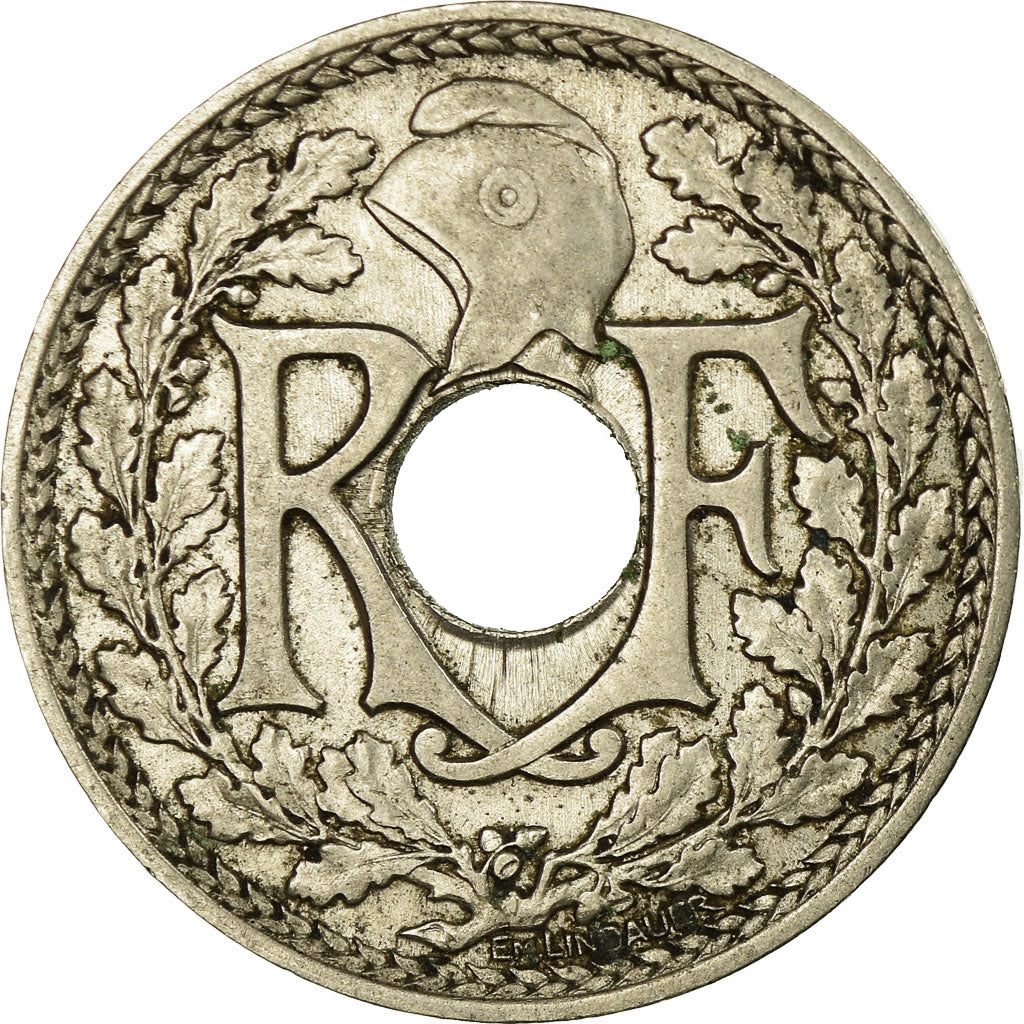 Moneta, Francia, Lindauer, 25 Centimes, 1917, BB, Nichel, KM:867, Gadoury:379