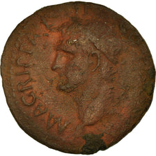 Coin, Agrippa, As, 37-41, Rome, VF(20-25), Bronze, RIC:58