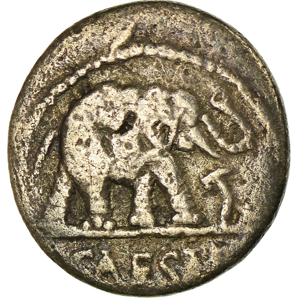 Moneta, Julius Caesar, Denarius, MB, Argento, Crawford:443/1