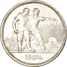 Monnaie, Russie, Rouble, 1924, TTB+, Argent, KM:90.1
