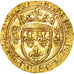 Munten, Frankrijk, Charles VII, Ecu d'or, Tournai, FR, Goud, Duplessy:511E