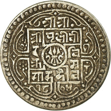 Coin, Tibet, Ga-den, Tangka, 1-1/2 Sho, 1882, Dodpal, VF(30-35), Silver