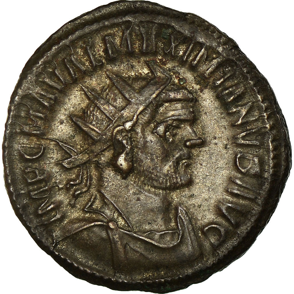Coin, Maximianus, Aurelianus, Ticinum, AU(55-58), Billon, RIC:557