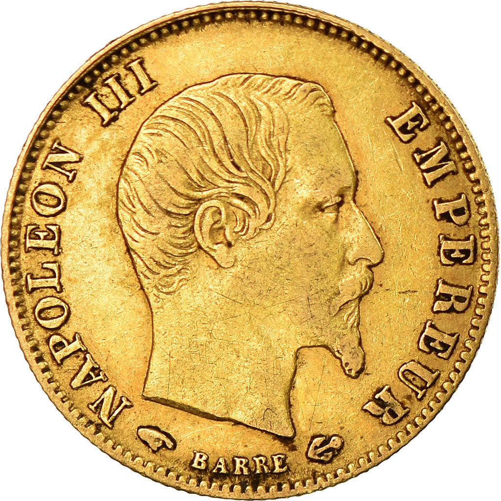 Coin, France, Napoleon III, Napoléon III, 5 Francs, 1860, Paris, VF(30-35)
