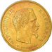 Moneta, Francja, Napoleon III, Napoléon III, 10 Francs, 1858, Paris, AU(55-58)
