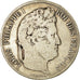 Moneta, Francia, Louis-Philippe, 5 Francs, 1842, Paris, MB, Argento, KM:749.1