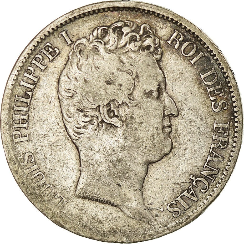 Coin, France, Louis-Philippe, 5 Francs, 1831, Marseille, VF(20-25), Silver