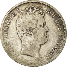 Coin, France, Louis-Philippe, 5 Francs, 1831, Marseille, VF(20-25), Silver