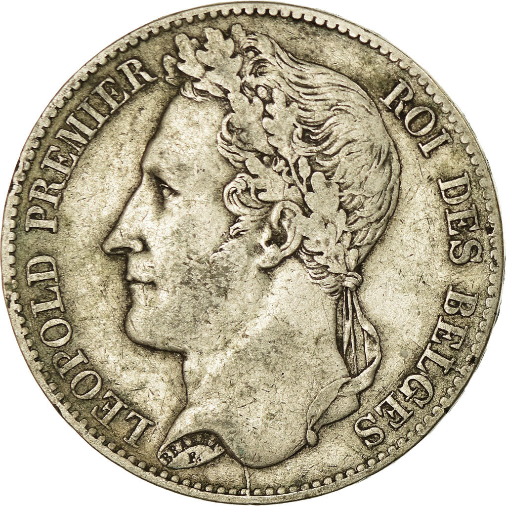 Coin, Belgium, Leopold I, 5 Francs, 5 Frank, 1849, VF(30-35), Silver, KM:3.2