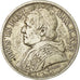 ITALIAN STATES, 5 Lire, 1870, Roma, KM #1385, EF(40-45), Silver, 24.92