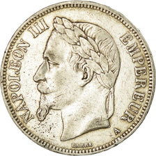 Munten, Frankrijk, Napoleon III, Napoléon III, 5 Francs, 1870, Paris, ZF
