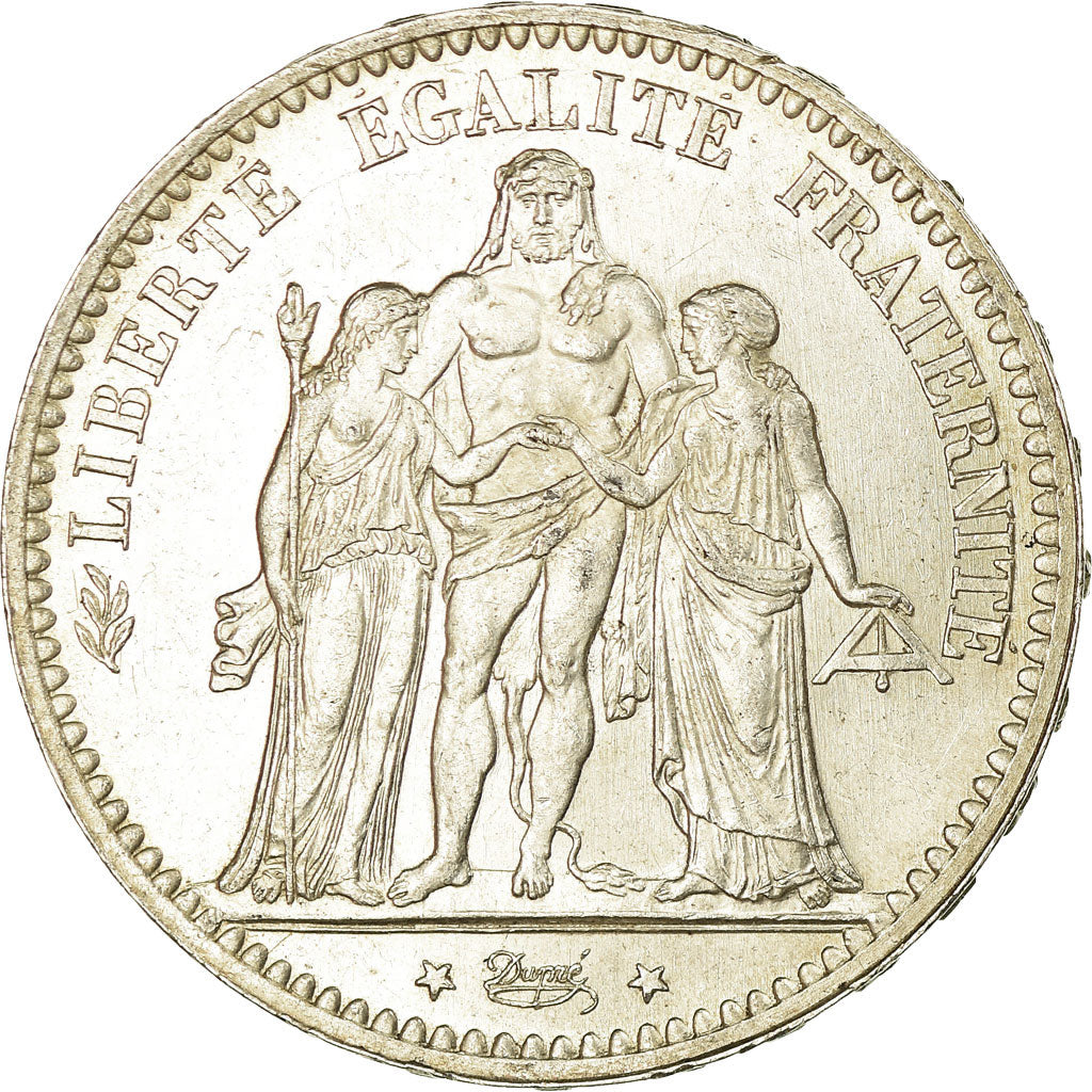Coin, France, Hercule, 5 Francs, 1875, Paris, MS(60-62), Silver, KM:820.1