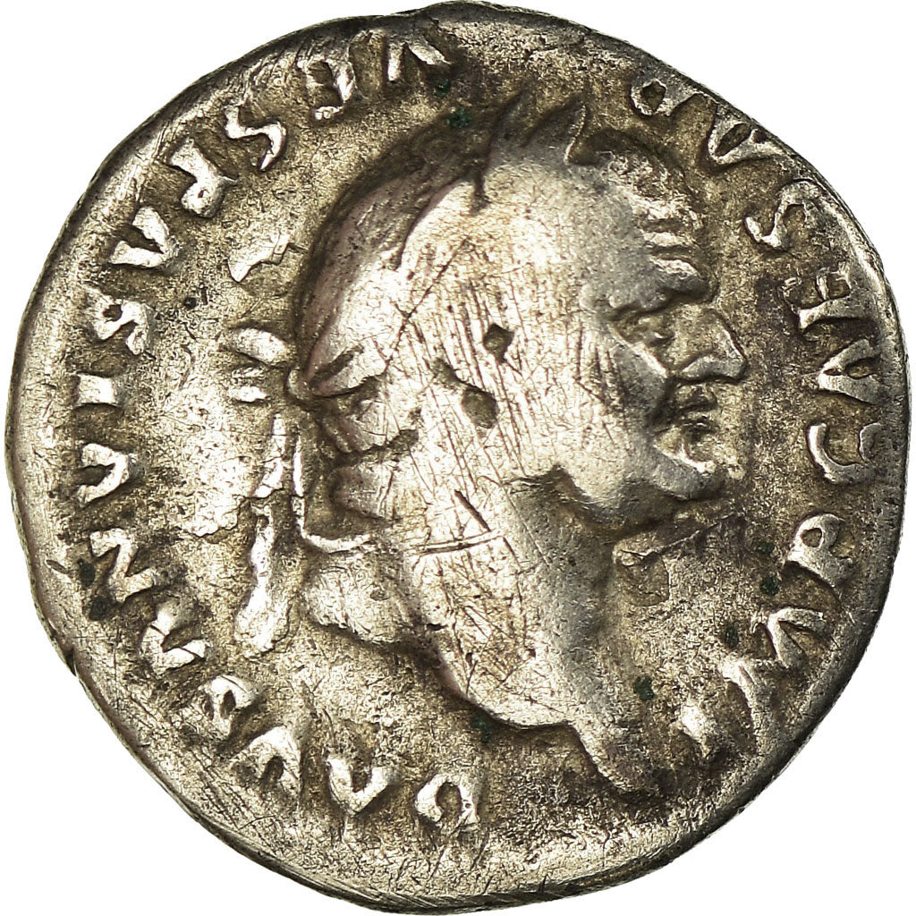 Monnaie, Vespasien, Denier, Rome, TB+, Argent, RIC:777