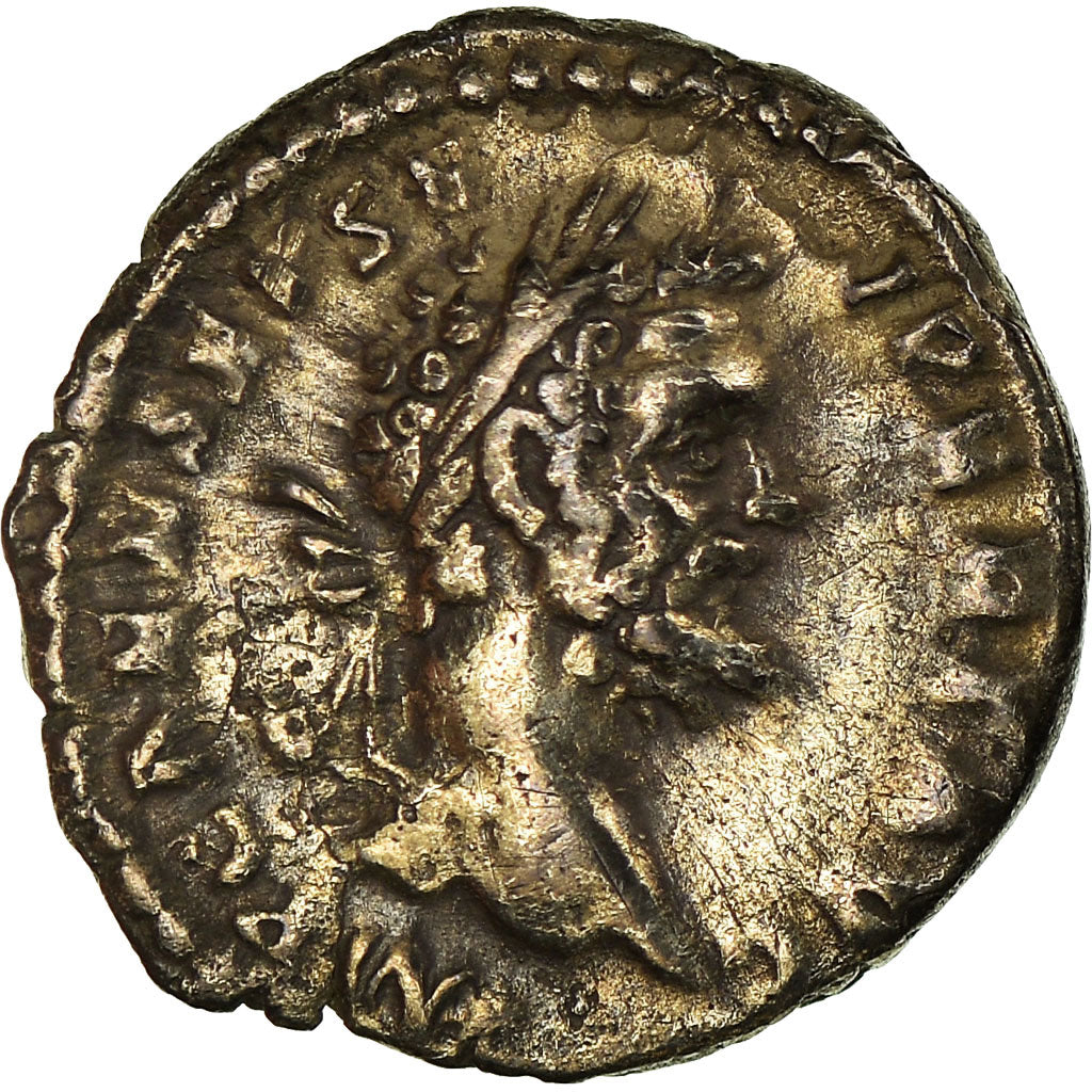 Coin, Septimius Severus, Denarius, 193, Roma, Rare, AU(55-58), Silver, RIC:11