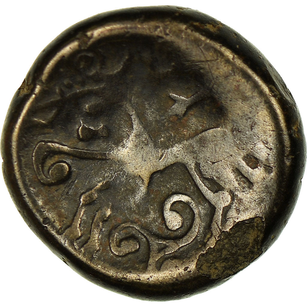 Moneta, Aedui, Stater, MB+, Elettro, Delestrée:3181