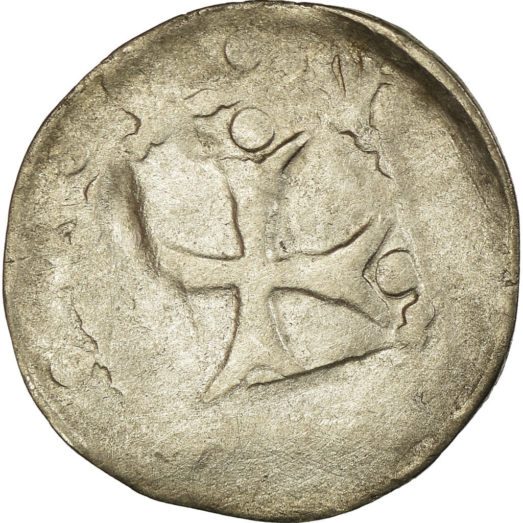 Münze, Deutsch Staaten, Eberhard II, Händleinheller, 1344-1392, Württemberg