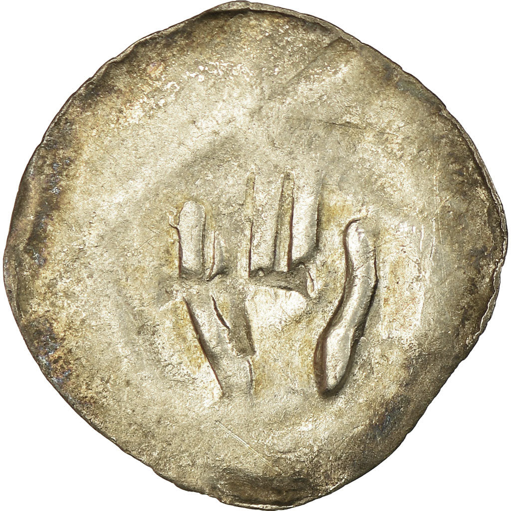 Moneda, Estados alemanes, Eberhard II, Händleinheller, 1344-1392, Württemberg