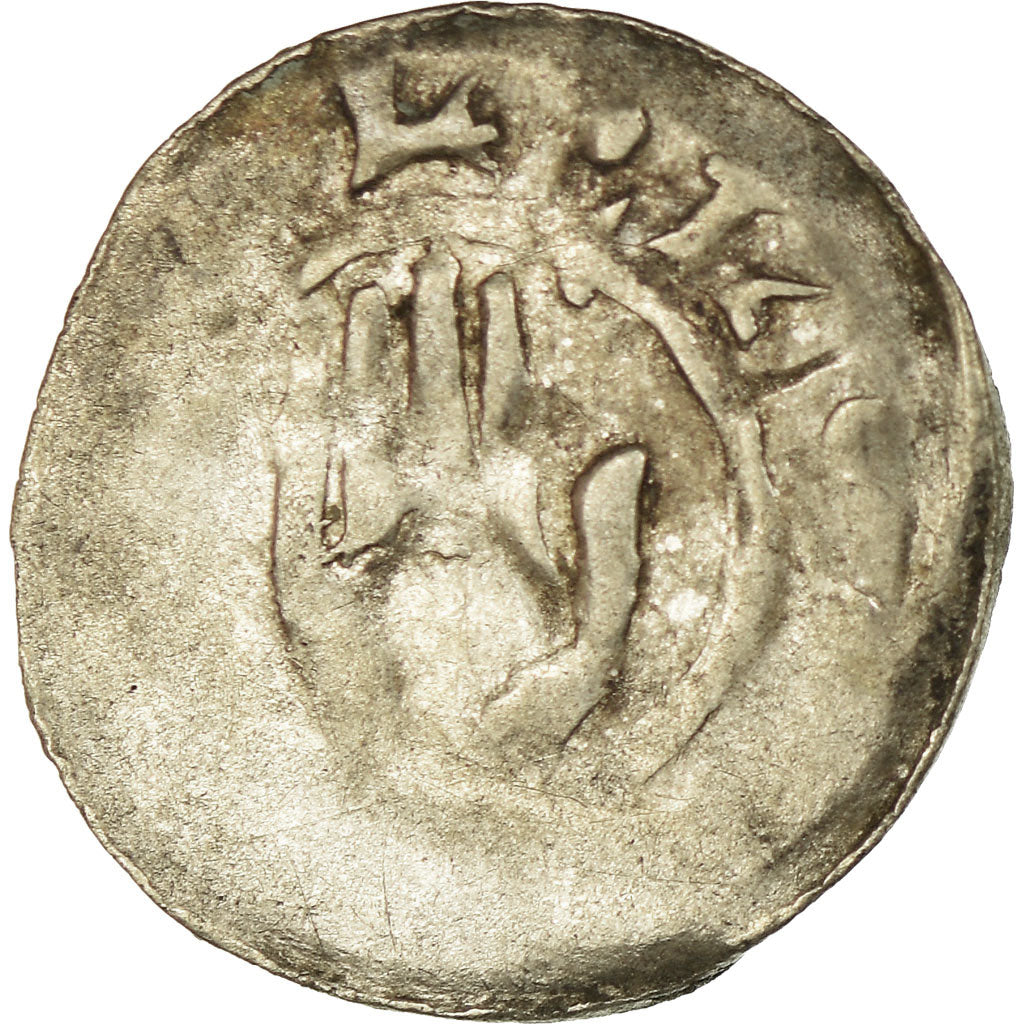 Moneda, Estados alemanes, Eberhard II, Händleinheller, 1344-1392, Württemberg