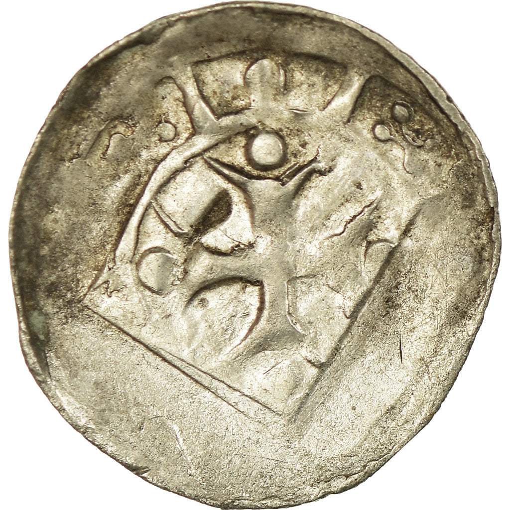 Moneda, Estados alemanes, Eberhard II, Händleinheller, 1344-1392, Württemberg