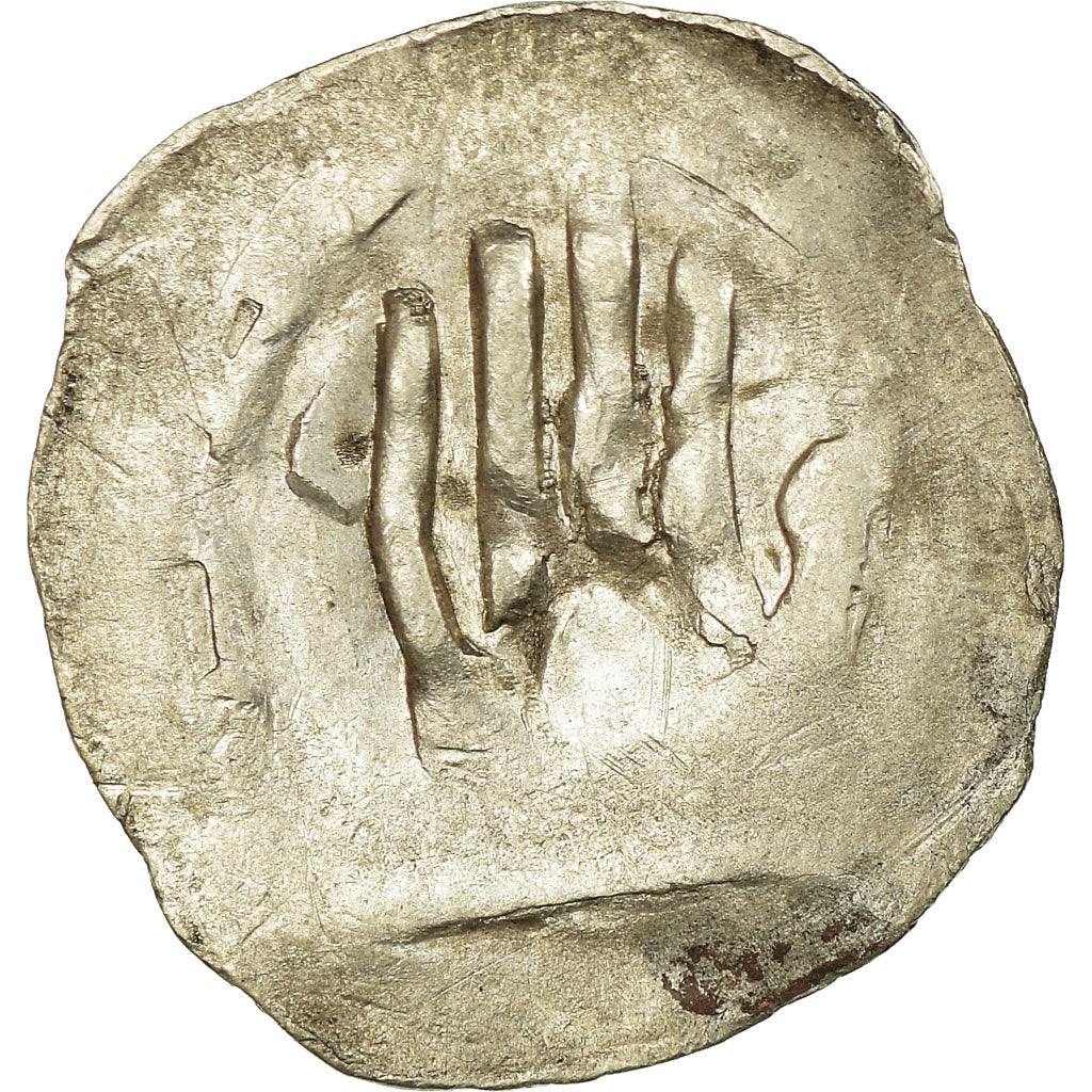 Münze, Deutsch Staaten, Eberhard II, Händleinheller, 1344-1392, Württemberg