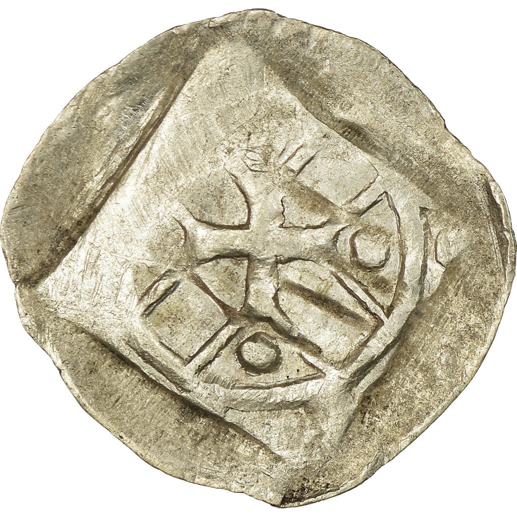 Münze, Deutsch Staaten, Eberhard II, Händleinheller, 1344-1392, Württemberg