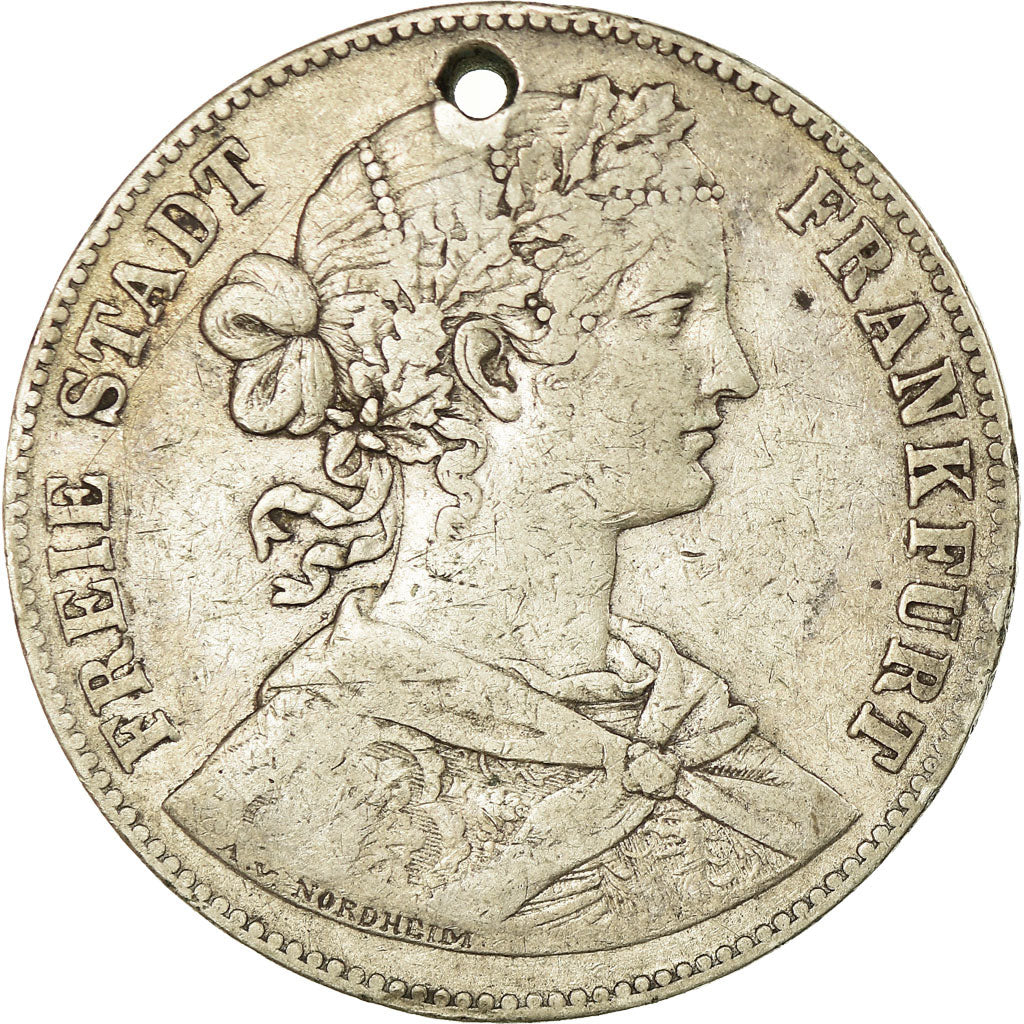 Monnaie, Etats allemands, FRANKFURT AM MAIN, Thaler, 1860, Frankfurt, TB+