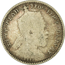 Coin, Ethiopia, Menelik II, Gersh, 1903, Paris, VF(30-35), Silver, KM:12