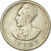 Moneda, Etiopía, Haile Selassie I, 50 Cents, Hamsa Santeem, 1943, BC+, Plata
