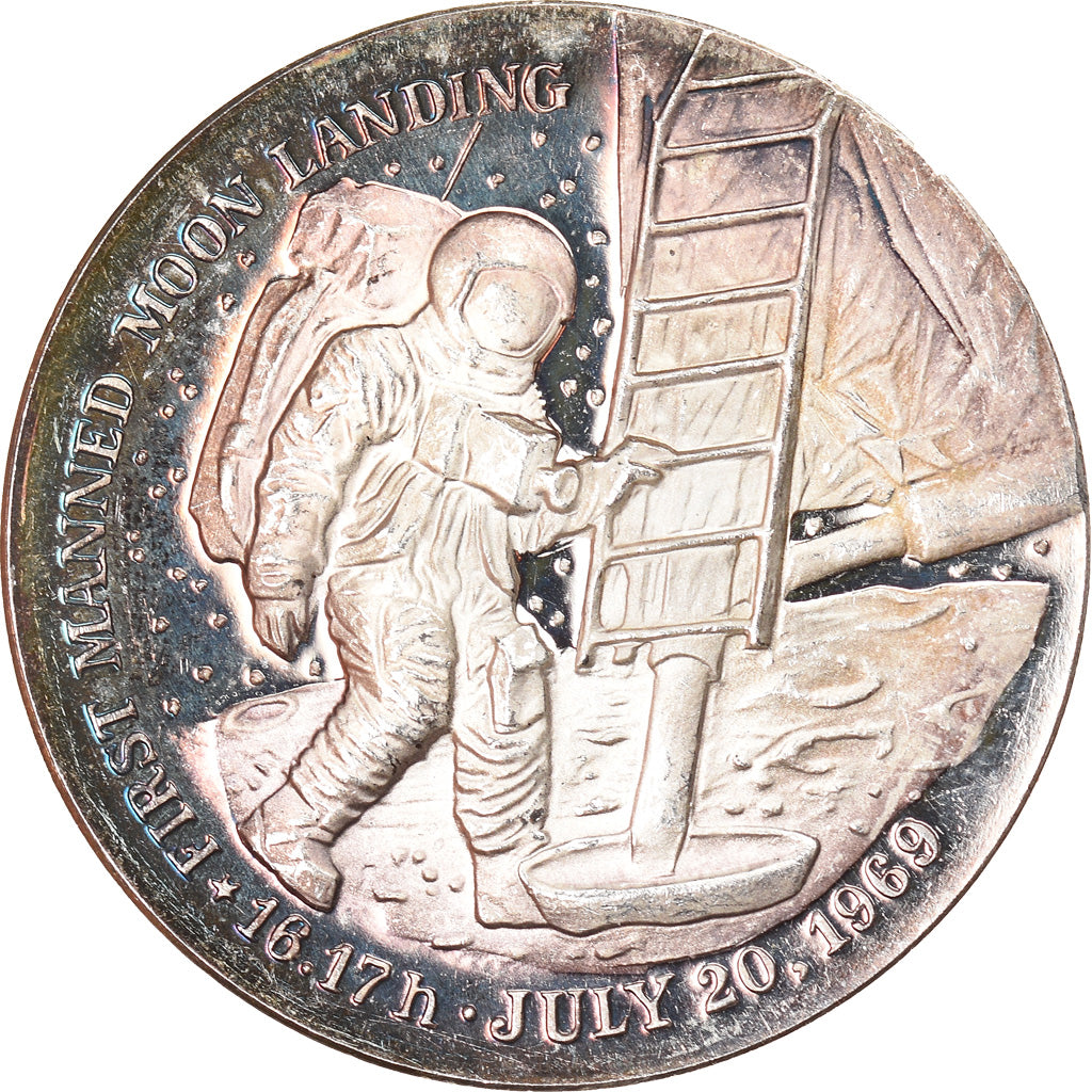 Zwitserland, Medaille, Apollo 11, Amstrong, Aldrin, Collins, Sciences &