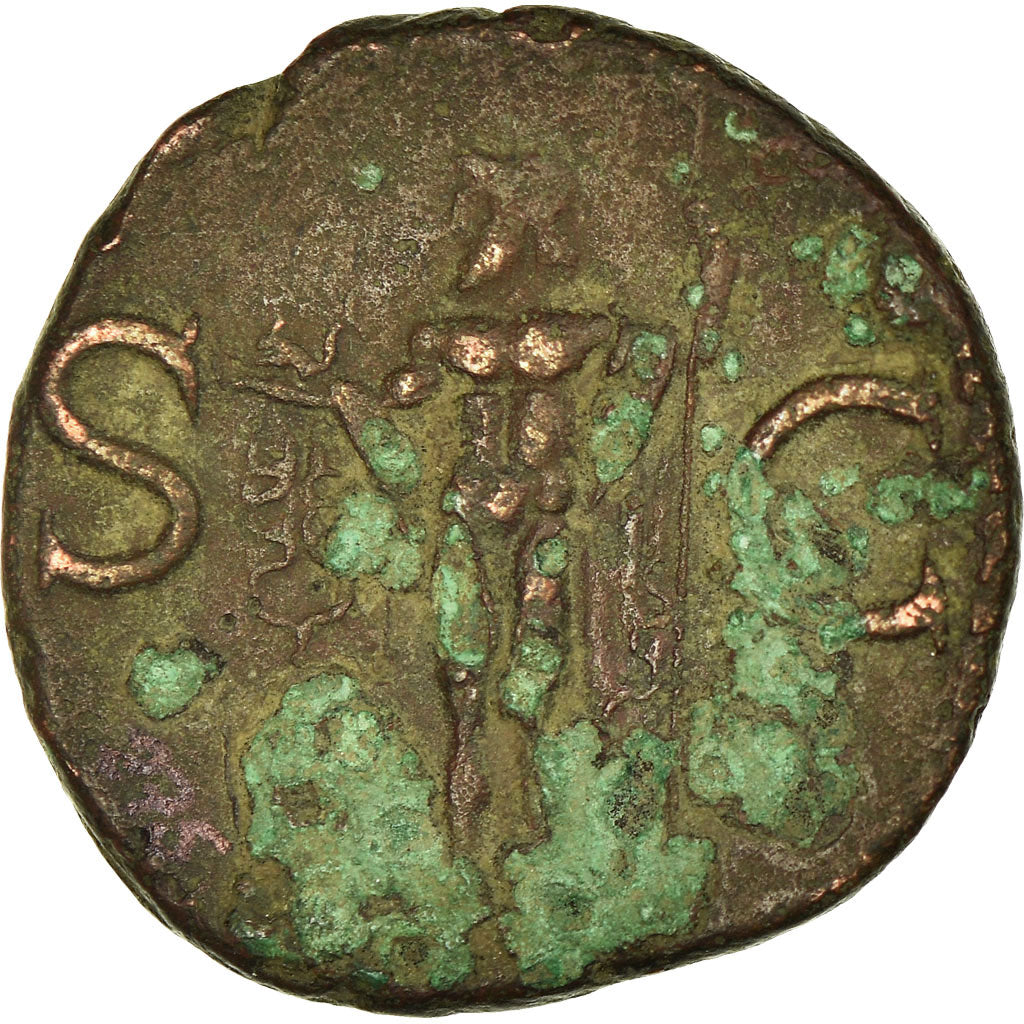 Münze, Agrippa, As, 37-41, Rome, SS, Bronze, RIC:58