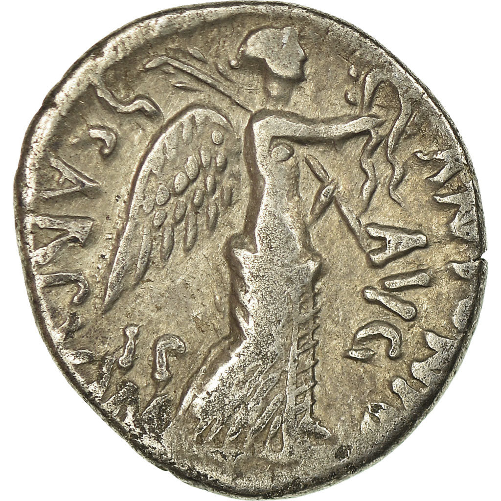 Münze, Cyrenaica, Marcus Antonius, Denarius, Cyrene, Rare, SS, Silber