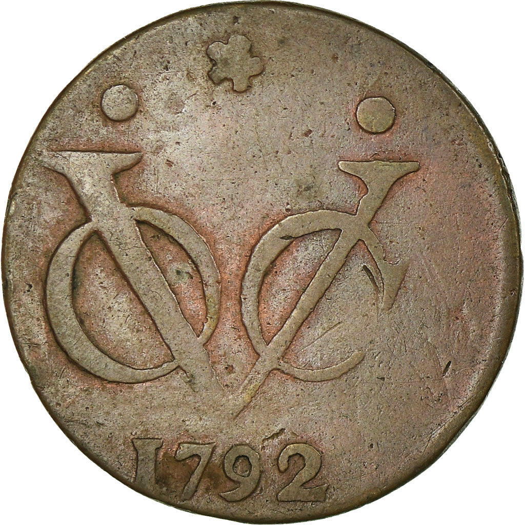 Monnaie, NETHERLANDS EAST INDIES, Duit, 1792, Utrecht, TB+, Cuivre, KM:131