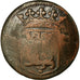 Moneda, INDIAS ORIENTALES HOLANDESAS, Duit, 1744, BC+, Cobre, KM:131